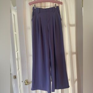 Halara xs/petite lilac wide legged pants